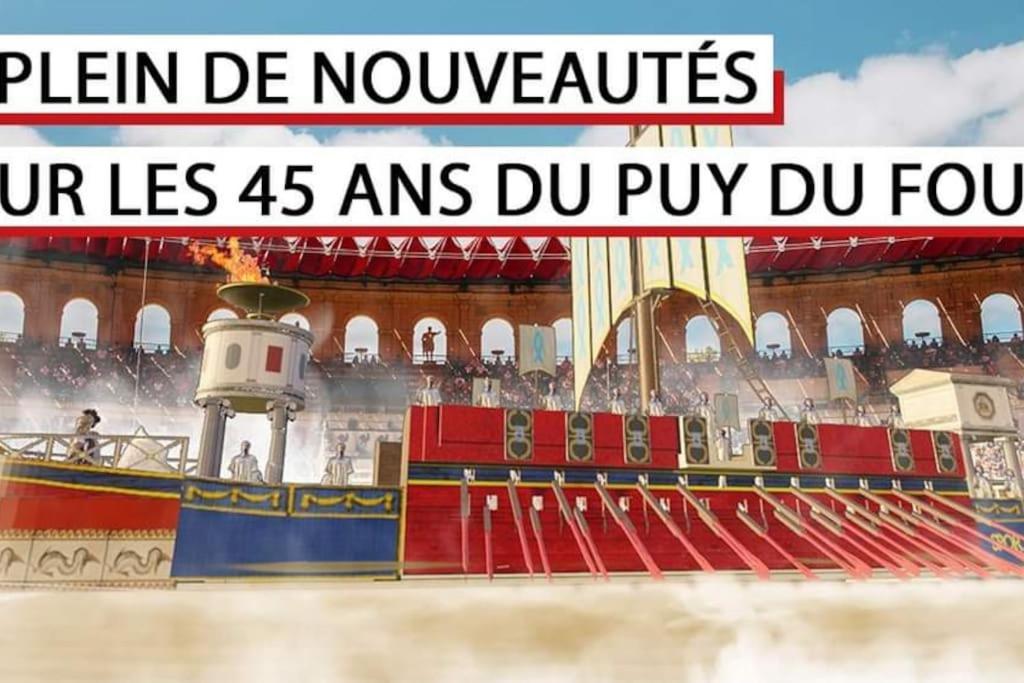 L'Ange Gite De Groupe Proche Du Puy Du Fou Sevremont Esterno foto